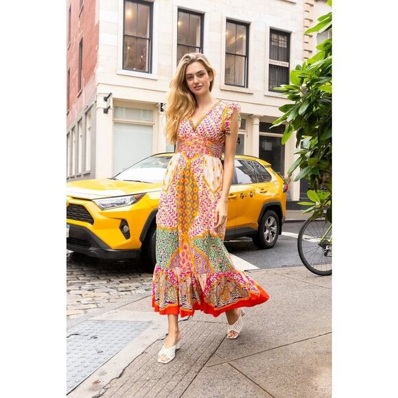 LOVE THE LABEL GABRIELLA MAXI DRESSMAXINE PRINT F small